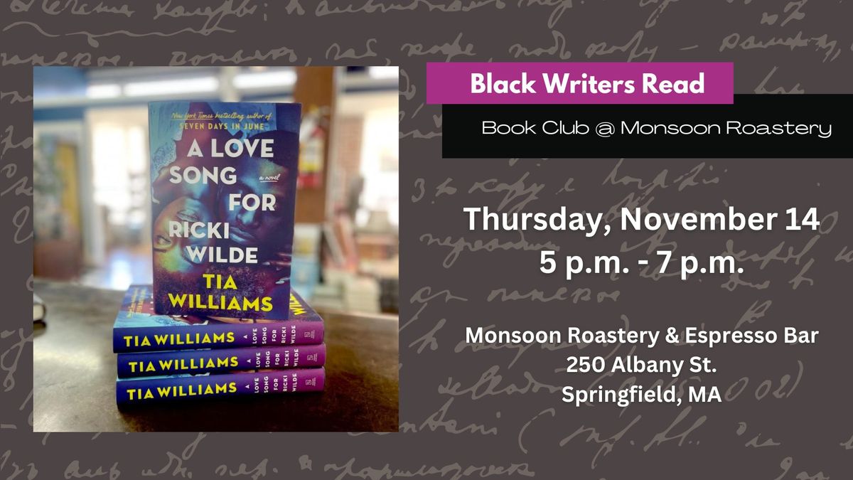 Black Writers Read Book Club @ Monsoon Roastery