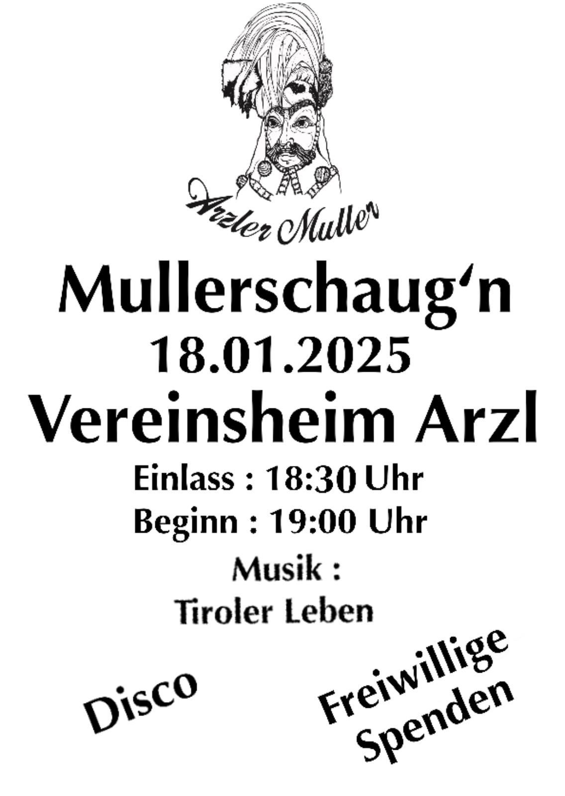 Mullerschaug'n Arzl