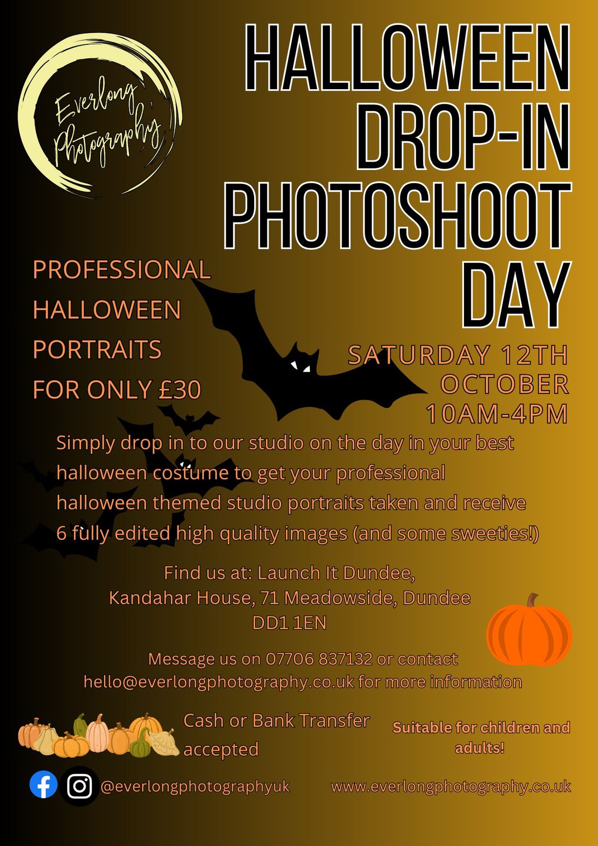 Halloween Drop-In Photoshoot Day