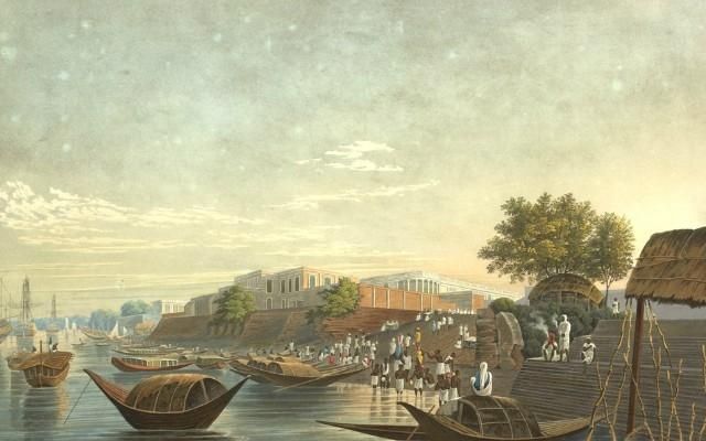 Along the river - the Old Dock areas of Calcutta 