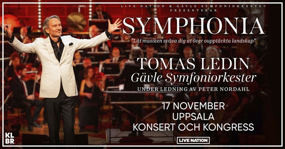 Tomas Ledin \u2013 Symphonia | Uppsala