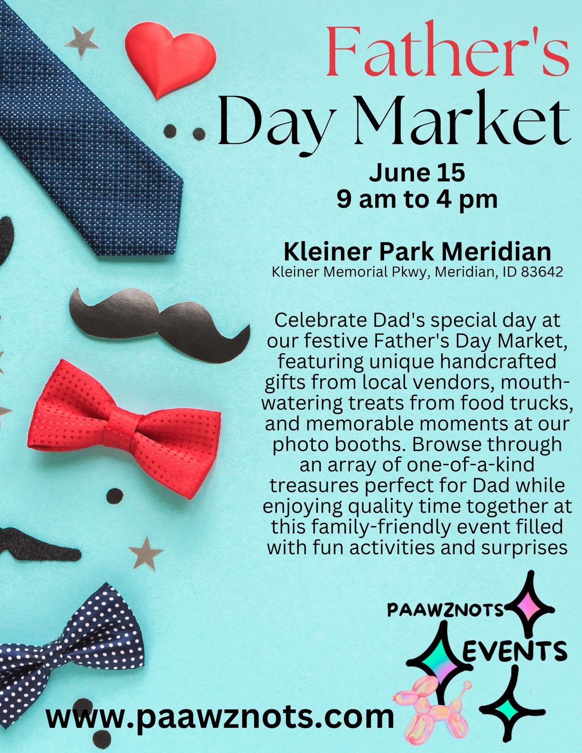 Paawznots Presents Father's Day Market