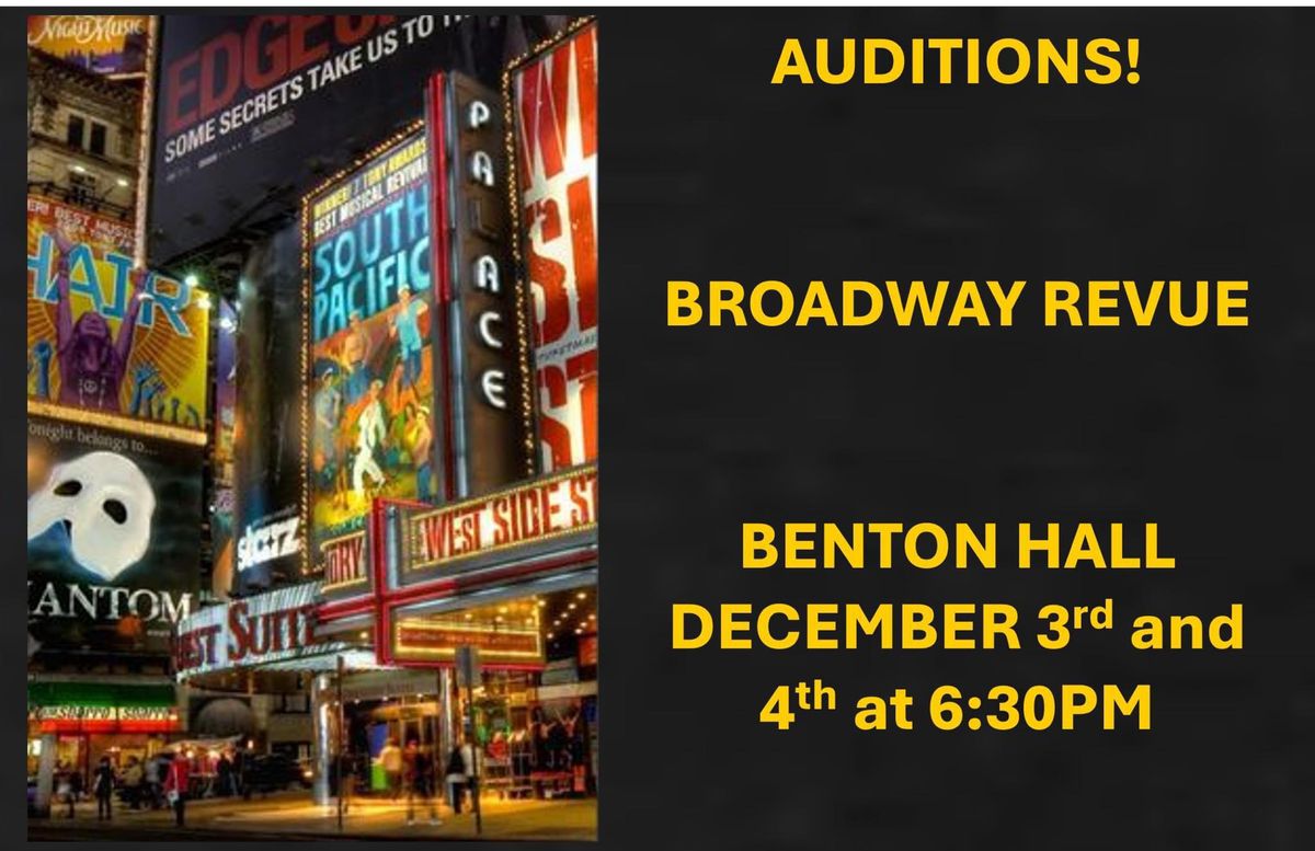 Broadway Revue Auditions 