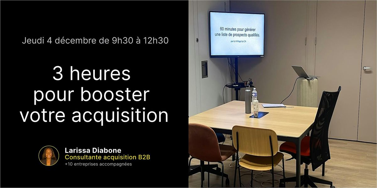 Venez challenger votre strat\u00e9gie d\u2019acquisition.