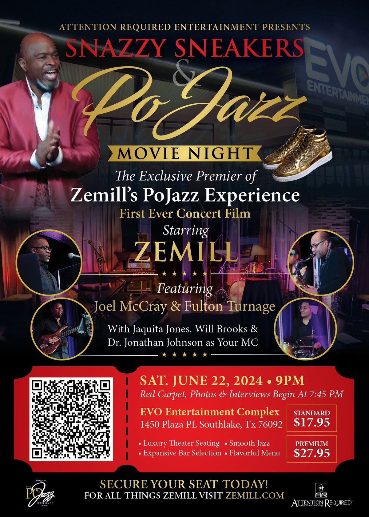 Zemill\u2019s Snazzy Sneakers & PoJazz Movie Night
