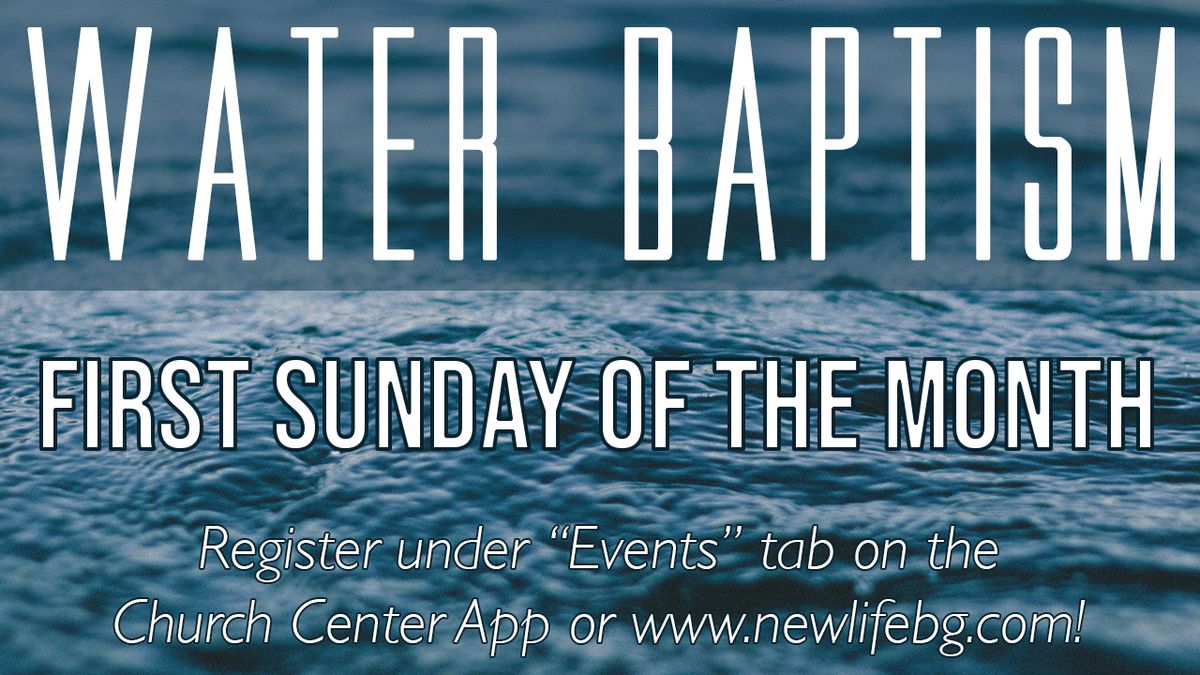 Water Baptisms