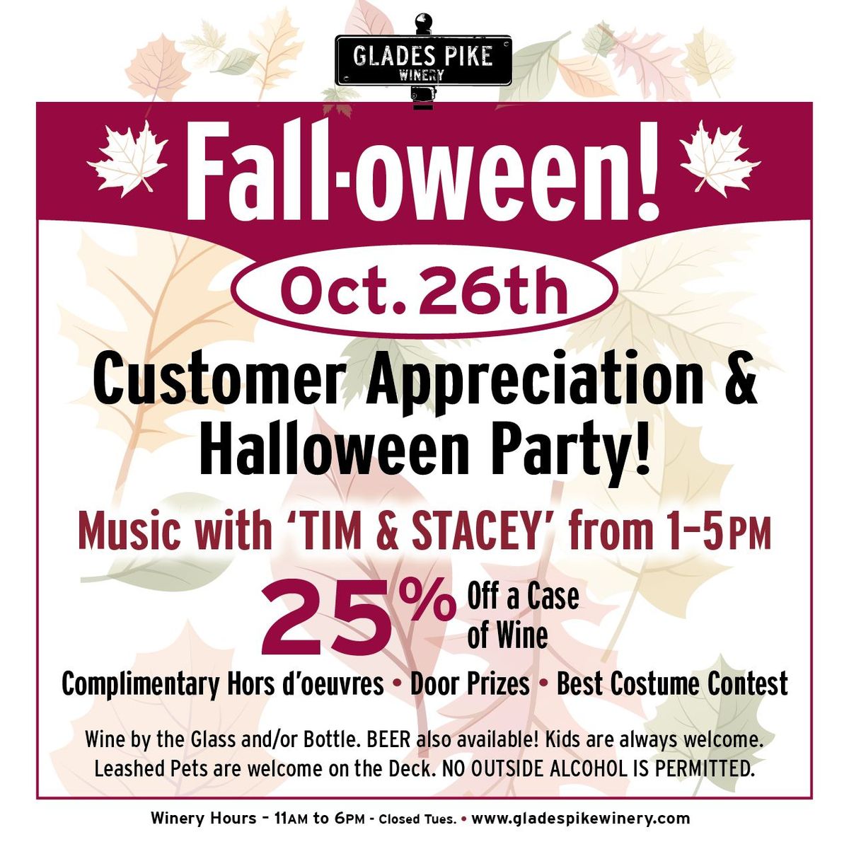 Customer Appreciation Fall-oween Celebration!