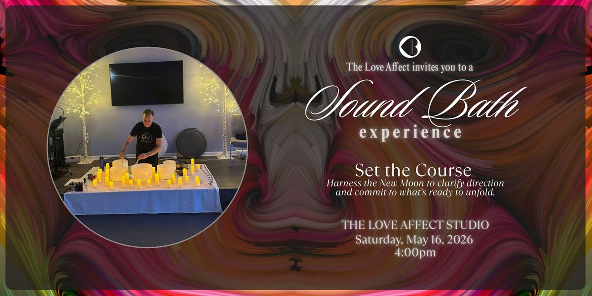 Set the Course Sound Bath Experience