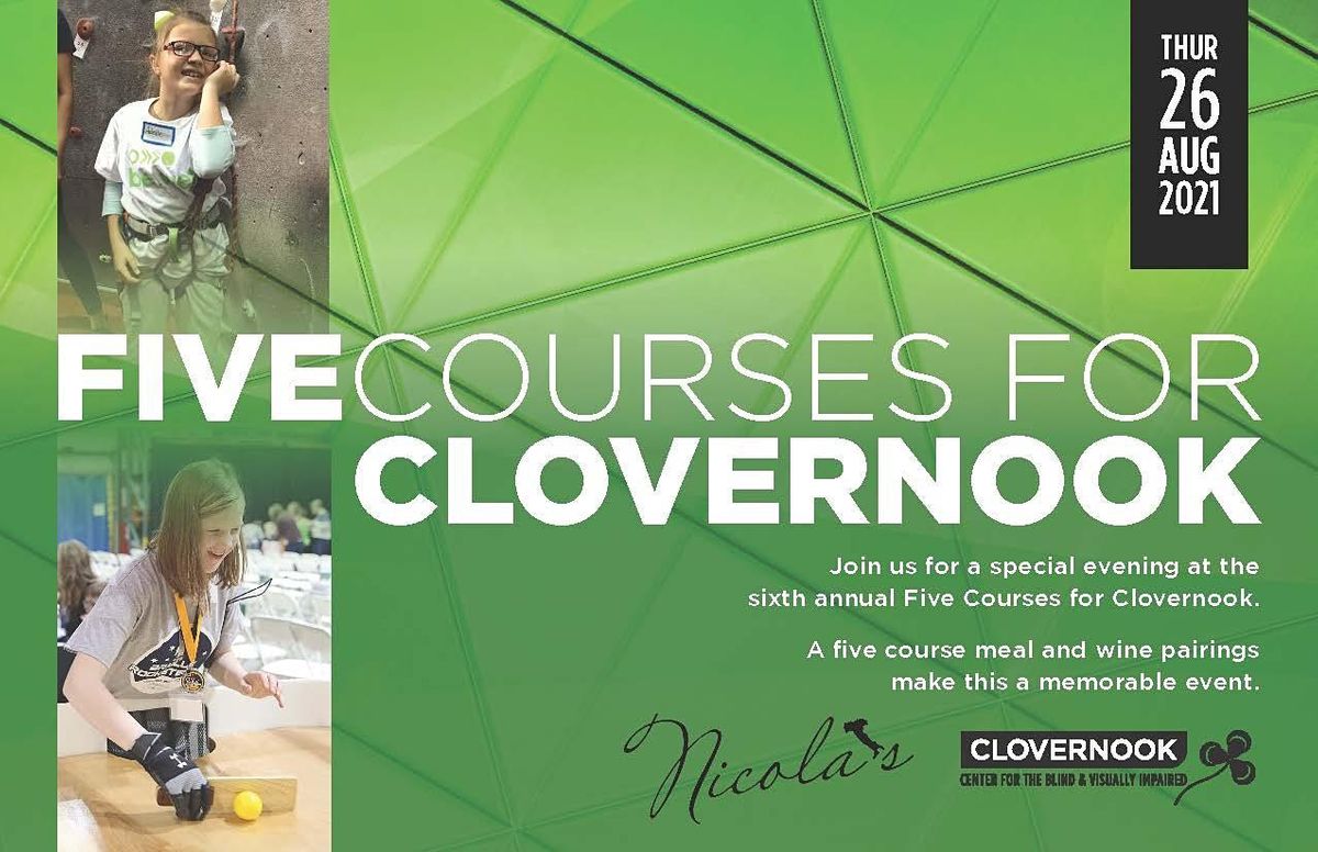 Five Courses for Clovernook
