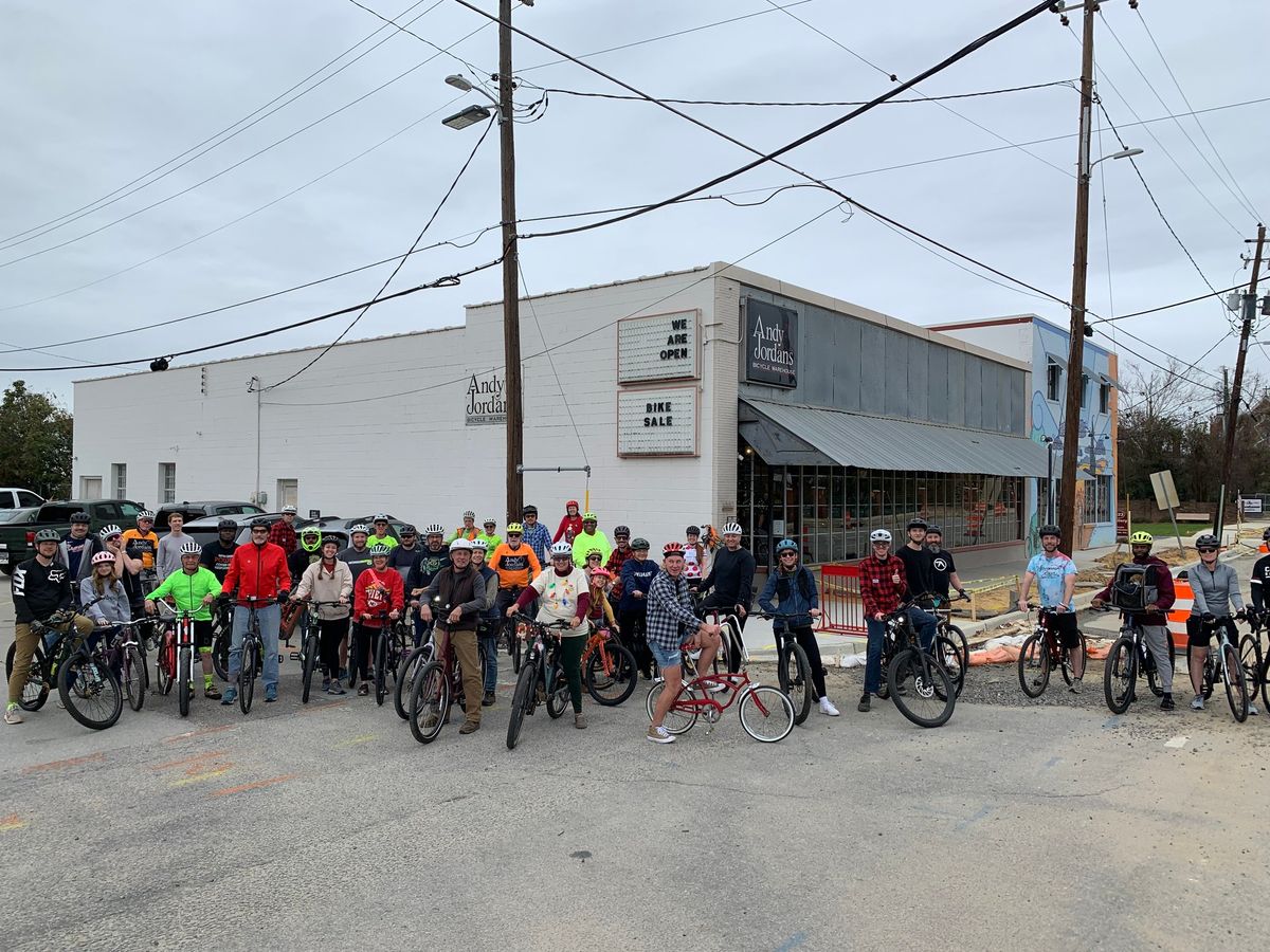 Year End Slow Roll at Andy Jordan's Bicycle Warehouse