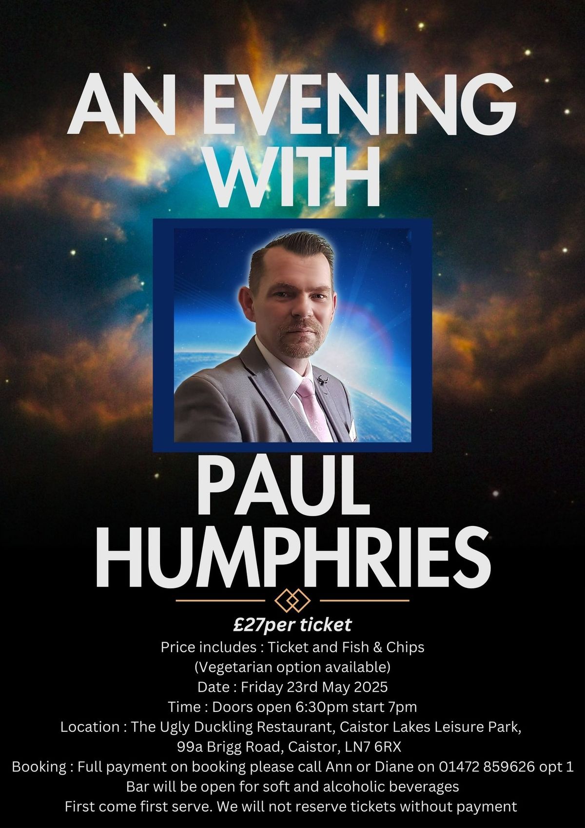 An Evening with Paul Humphries 