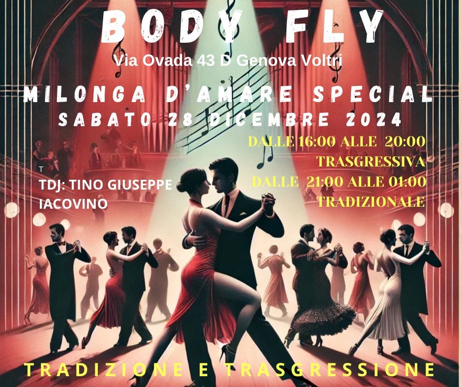 Milonga D\u2019aMare Special Tradizione e trasgressione  