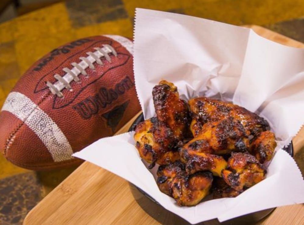 VFW Game Day Wings and Football