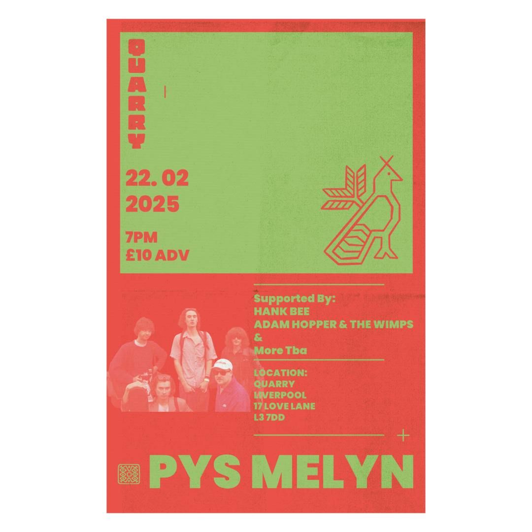 Pys Melyn w\/ Hank Bee, Adam Hopper &amp; The Wimps + more tba