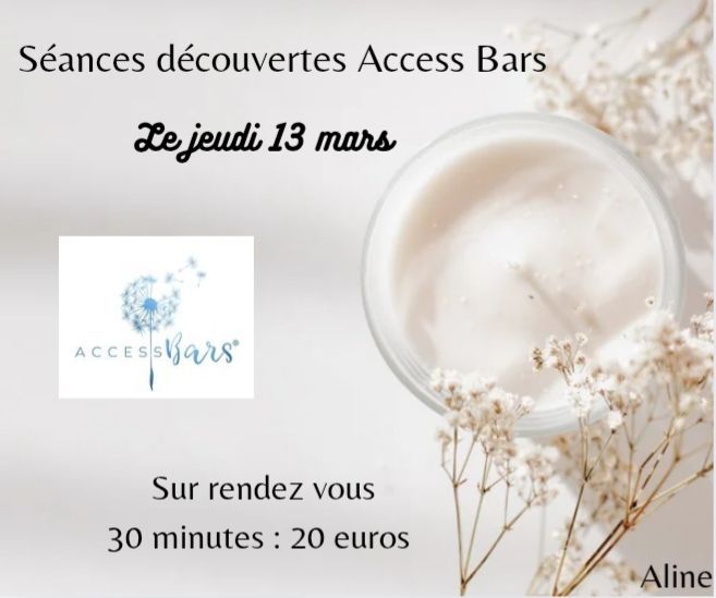 S\u00e9ances d\u00e9couvertes Access Bars 