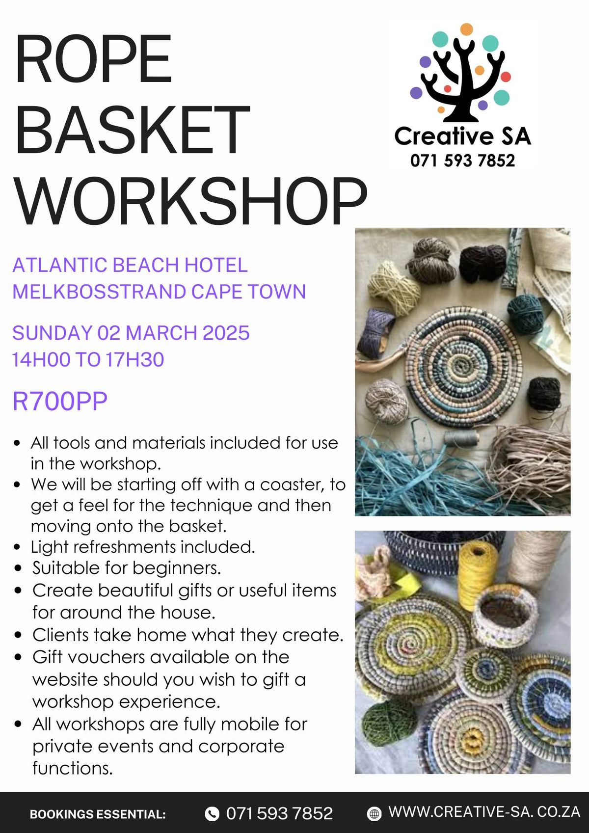 Rope Basket Workshop