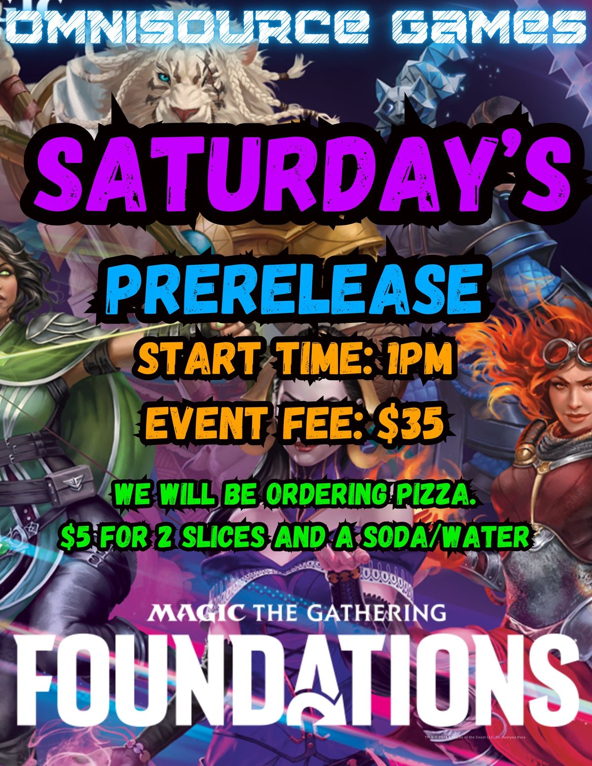 MTG Foundations Prerelease 