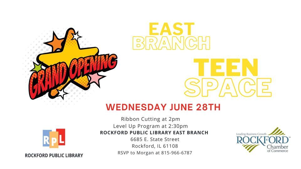 East Branch Teen Space Grand Opening