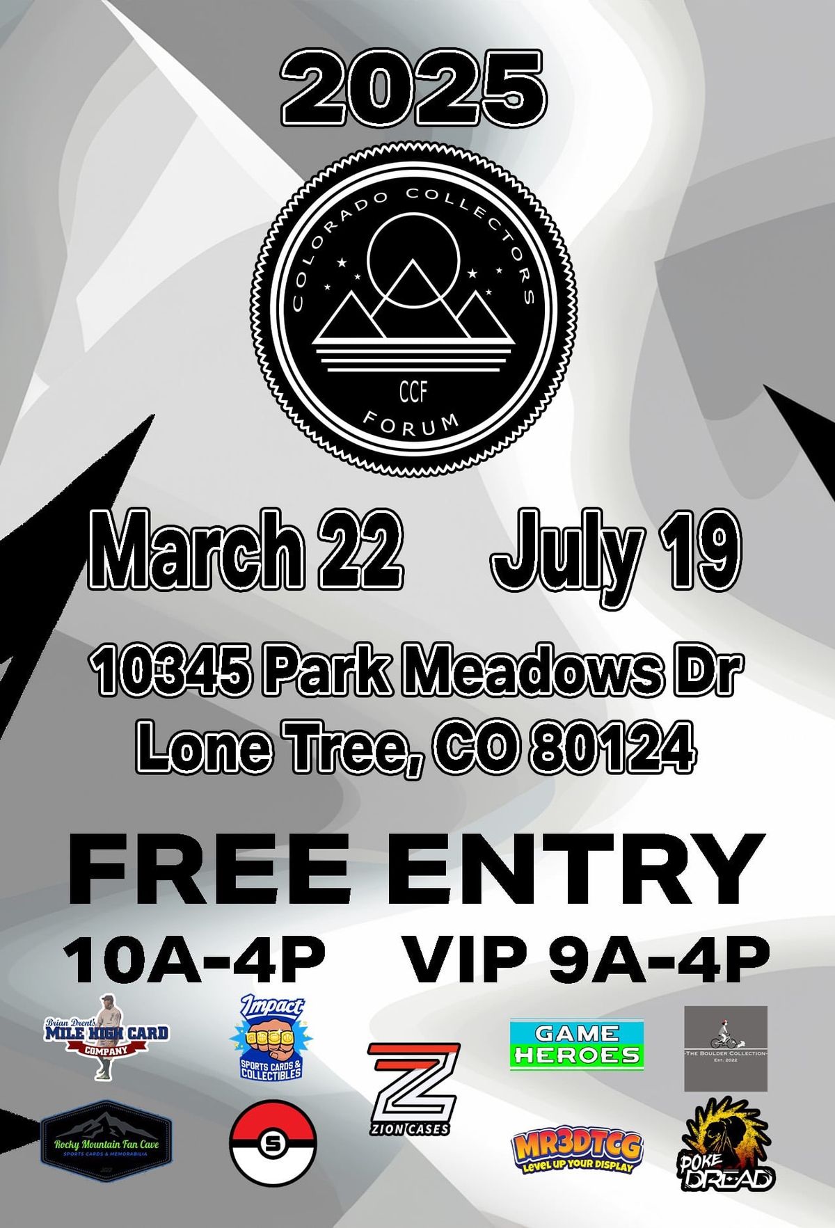 The Colorado Collectors Forum Warmup show - FREE Entry 