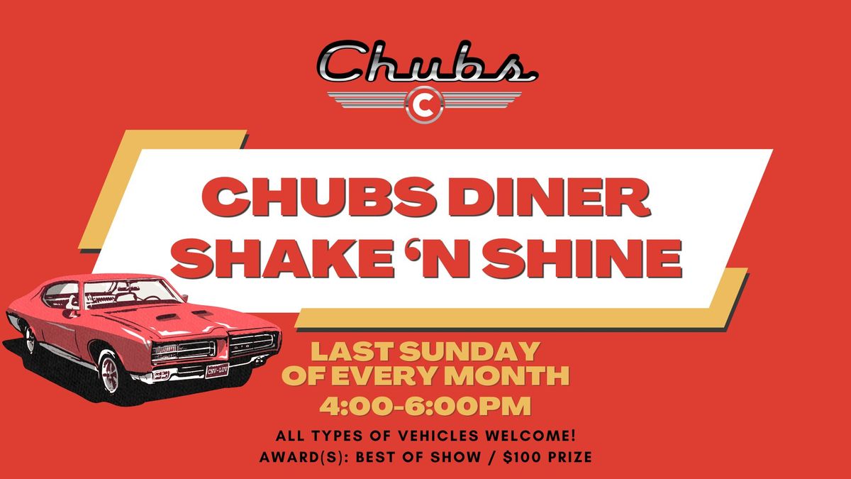 Chubs Diner Shake 'n Shine Car Show