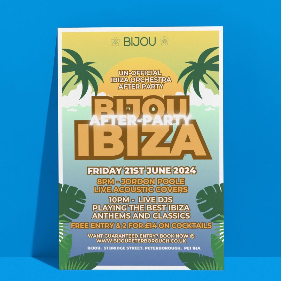 Bijou Live Lounge & Un-Official Ibiza Orchestra After-Party