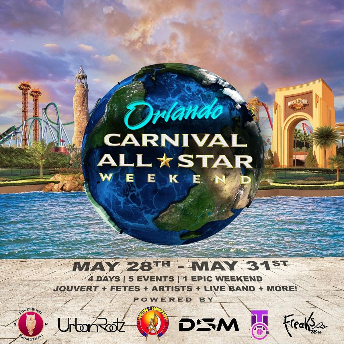 Orlando Carnival All Star Weekend (EVENTS ONLY PACKAGES), Central Florida Fair, Orlando, 28 May