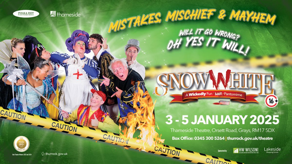 \ud83c\udf4e SNOW WHITE "Mistakes, Mischief and Mayhem" 16+ Adult Pantomime \ud83c\udfad 