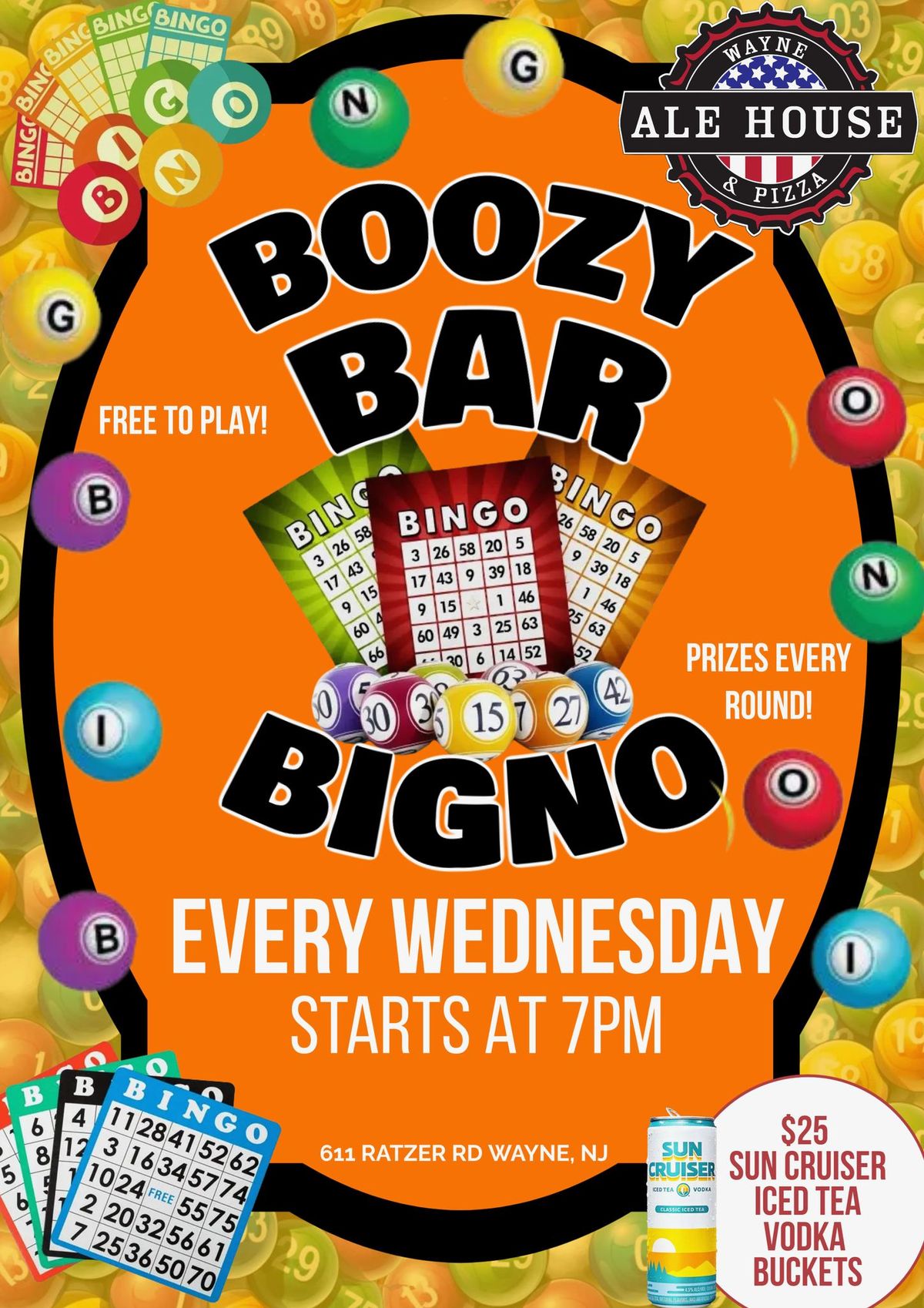 Boozy Bar Bingo