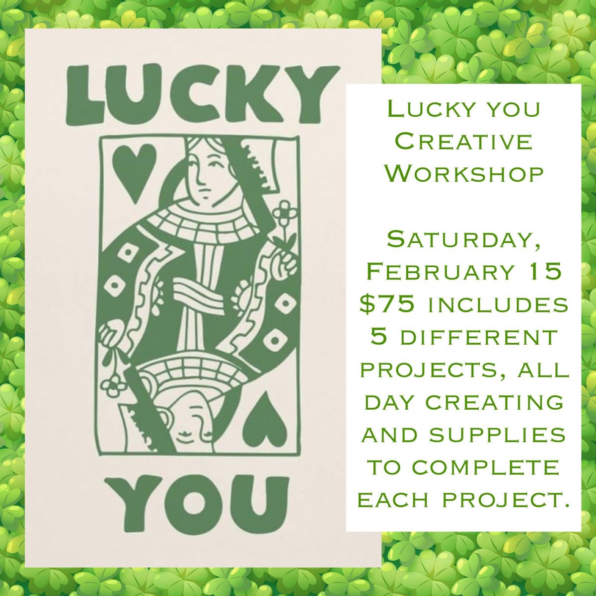 Lucky You February Creative Workshop