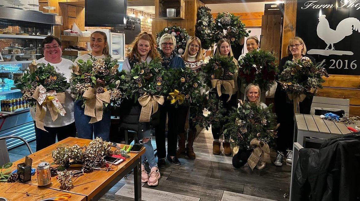 Christmas Wreath workshop 