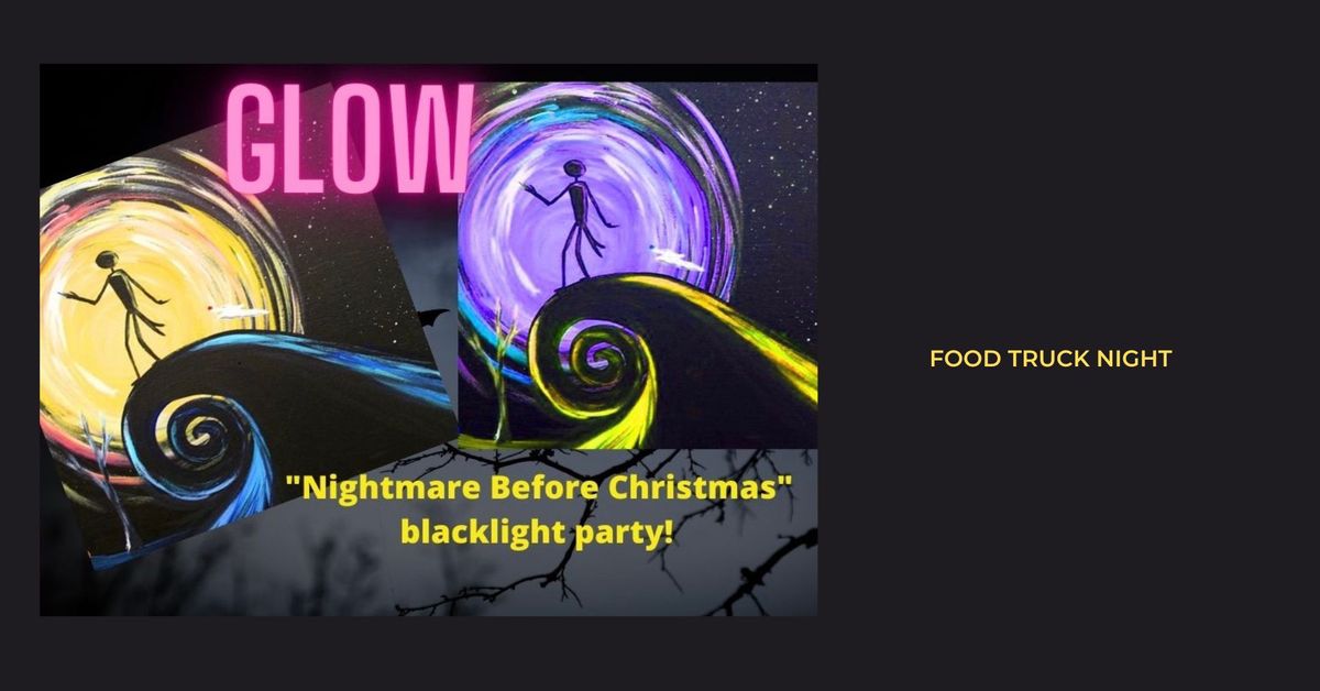 10\/19- Nightmare before Christmas Blacklight Party!