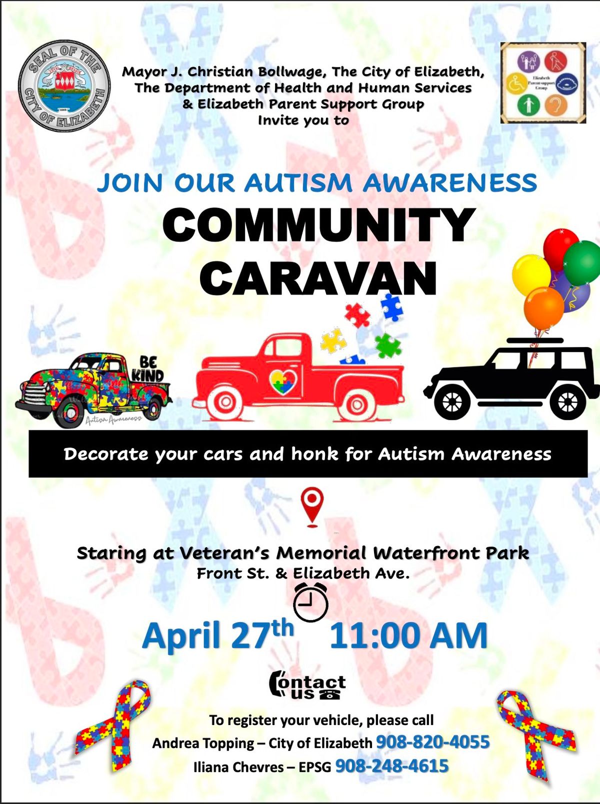 Autism Awareness Community Caravan