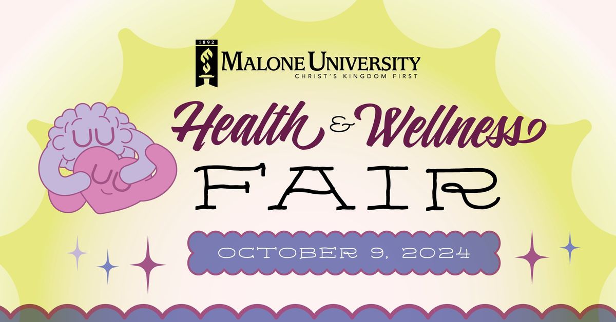 Health and Wellness Fair at Malone University 