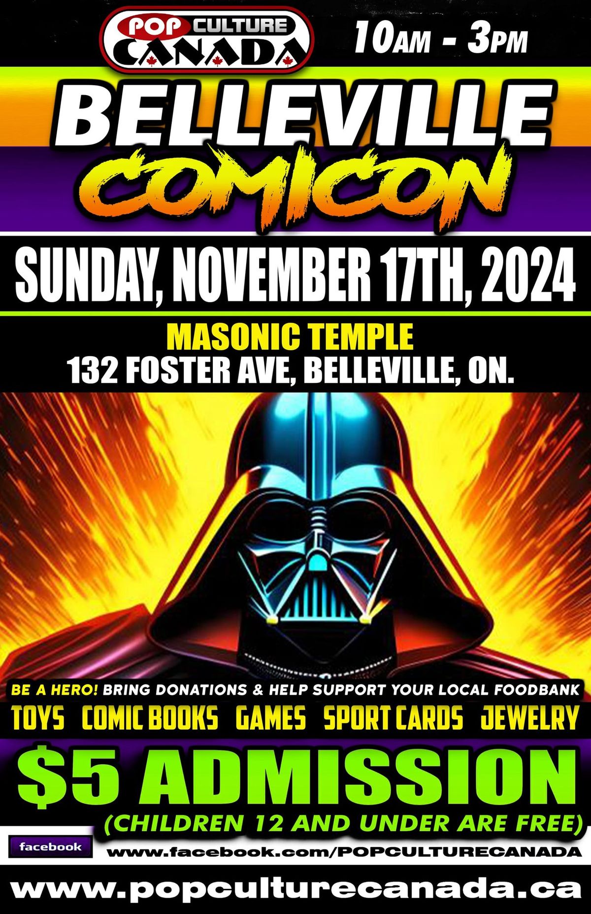 Belleville Comicon : November 17th 2024