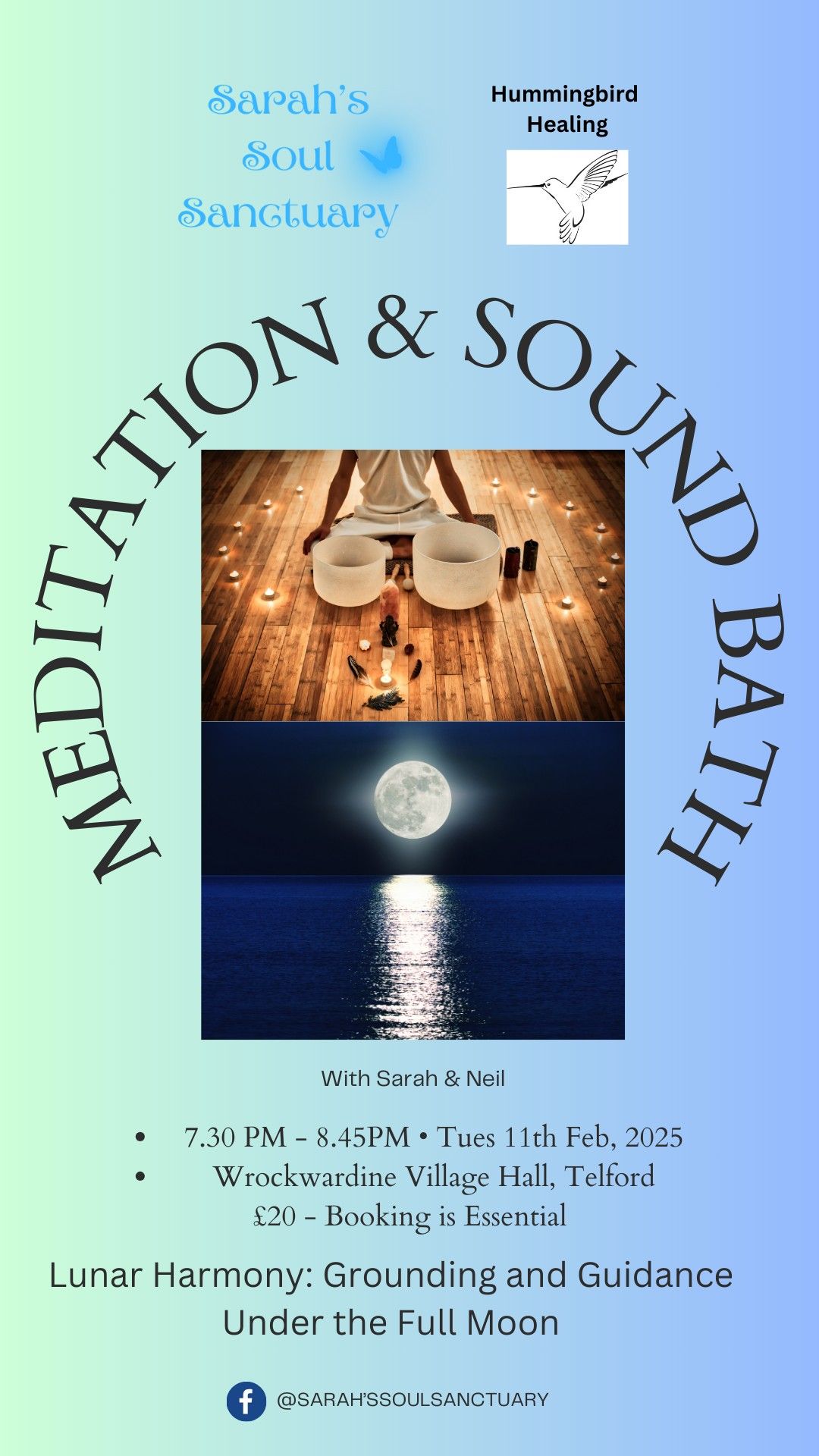 Meditation and Sound Bath with Sarah and Neil