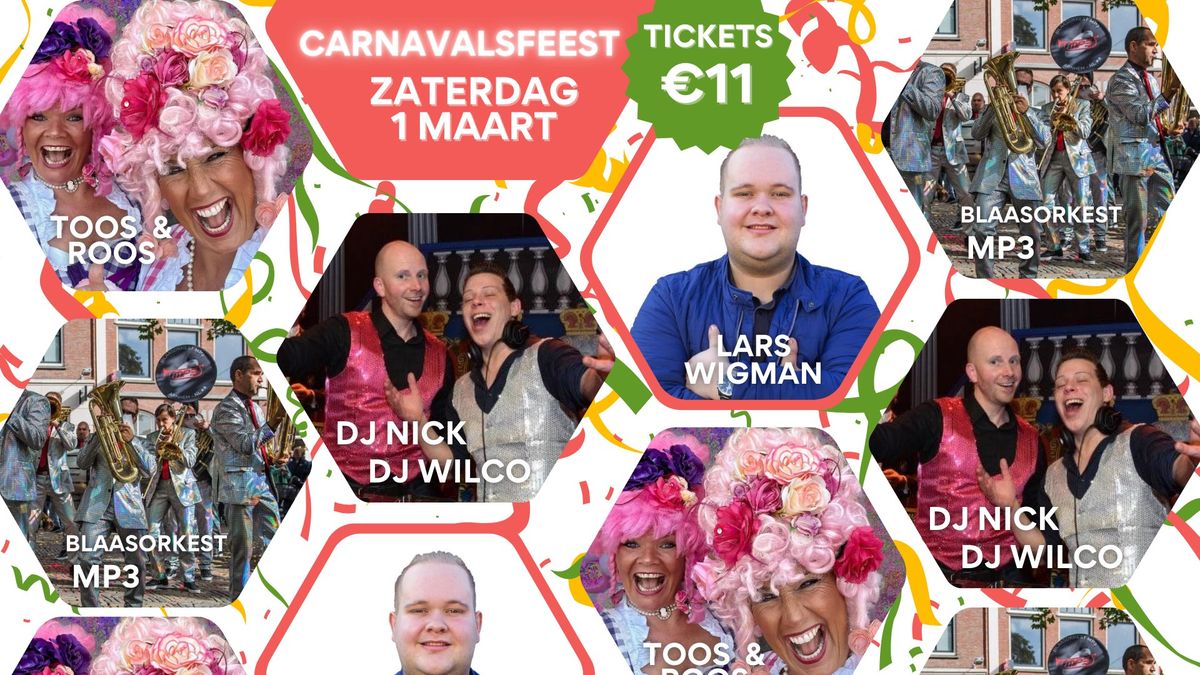 Carnavalsfeest Arnhem - Zaterdag 1 maart