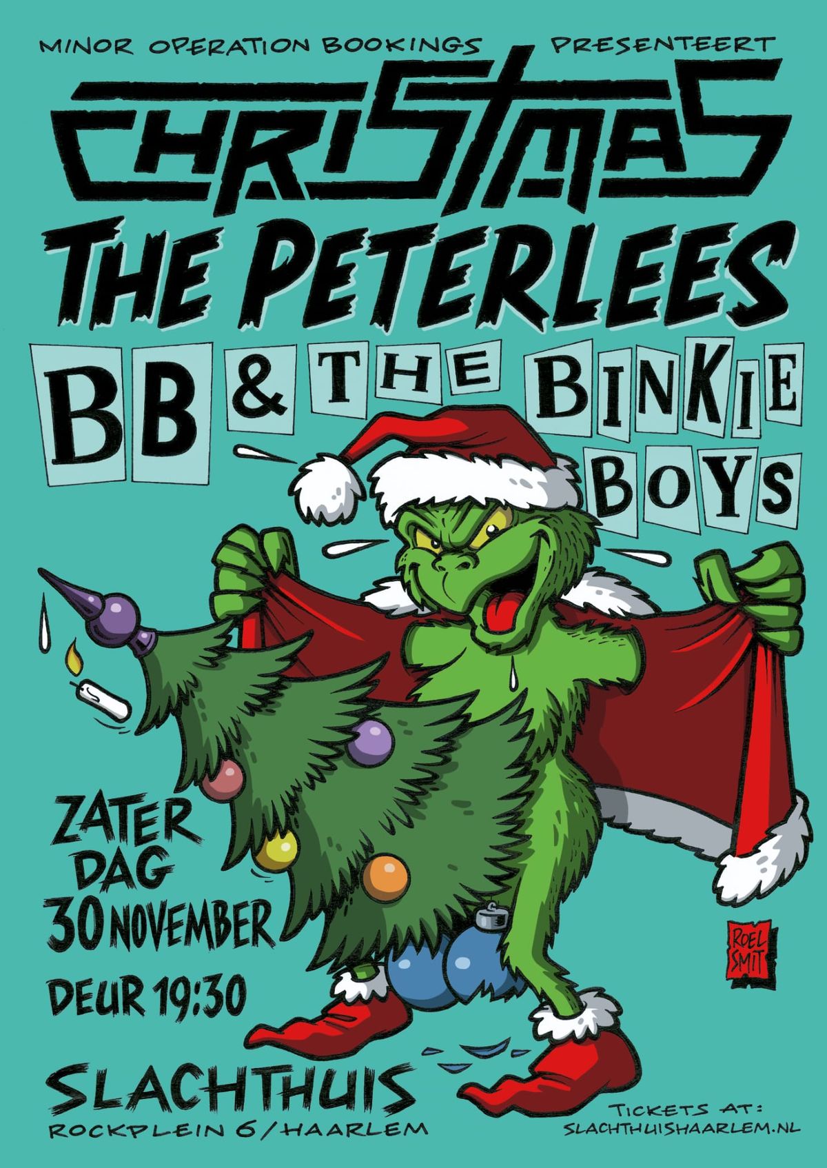 MOB presents CHRISTMAS, THE PETERLEES & BB AND THE BINKY BOYS