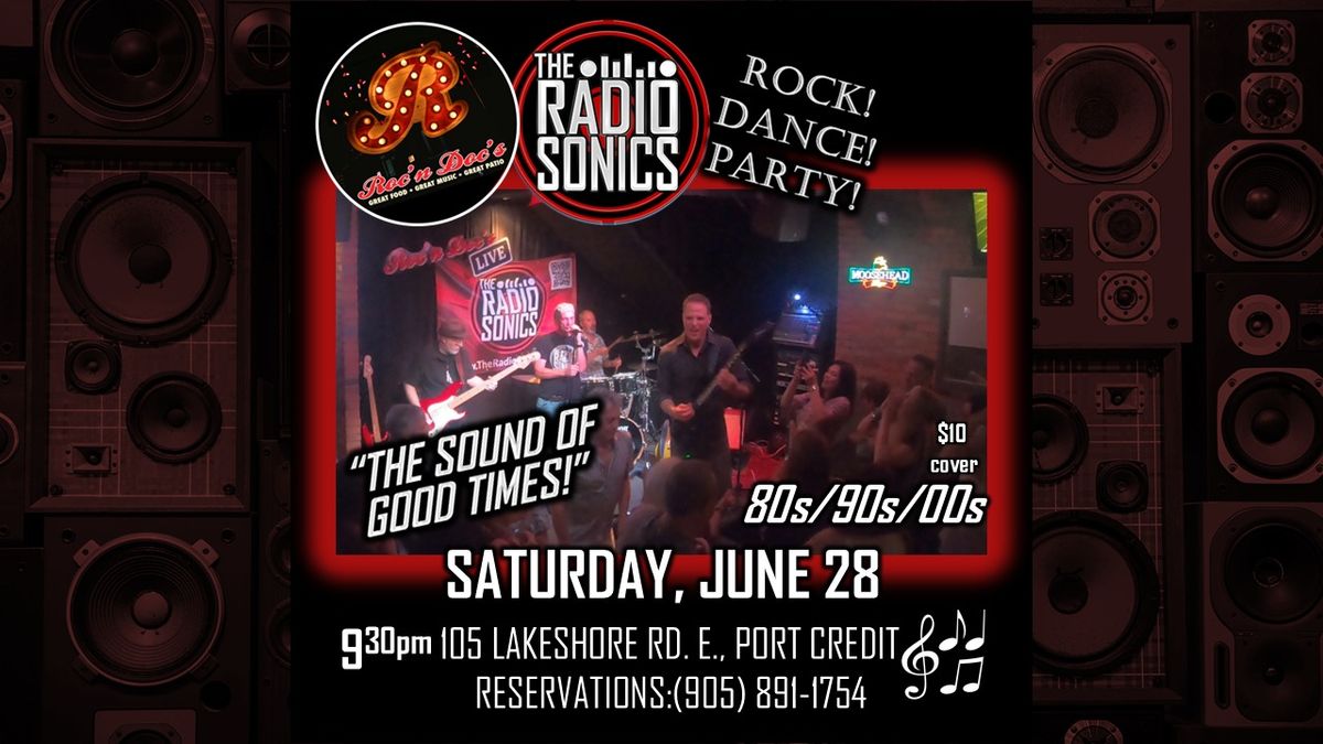 Port Credit: Roc'n Docs & The RadioSonics (Rock! Dance! Party!)