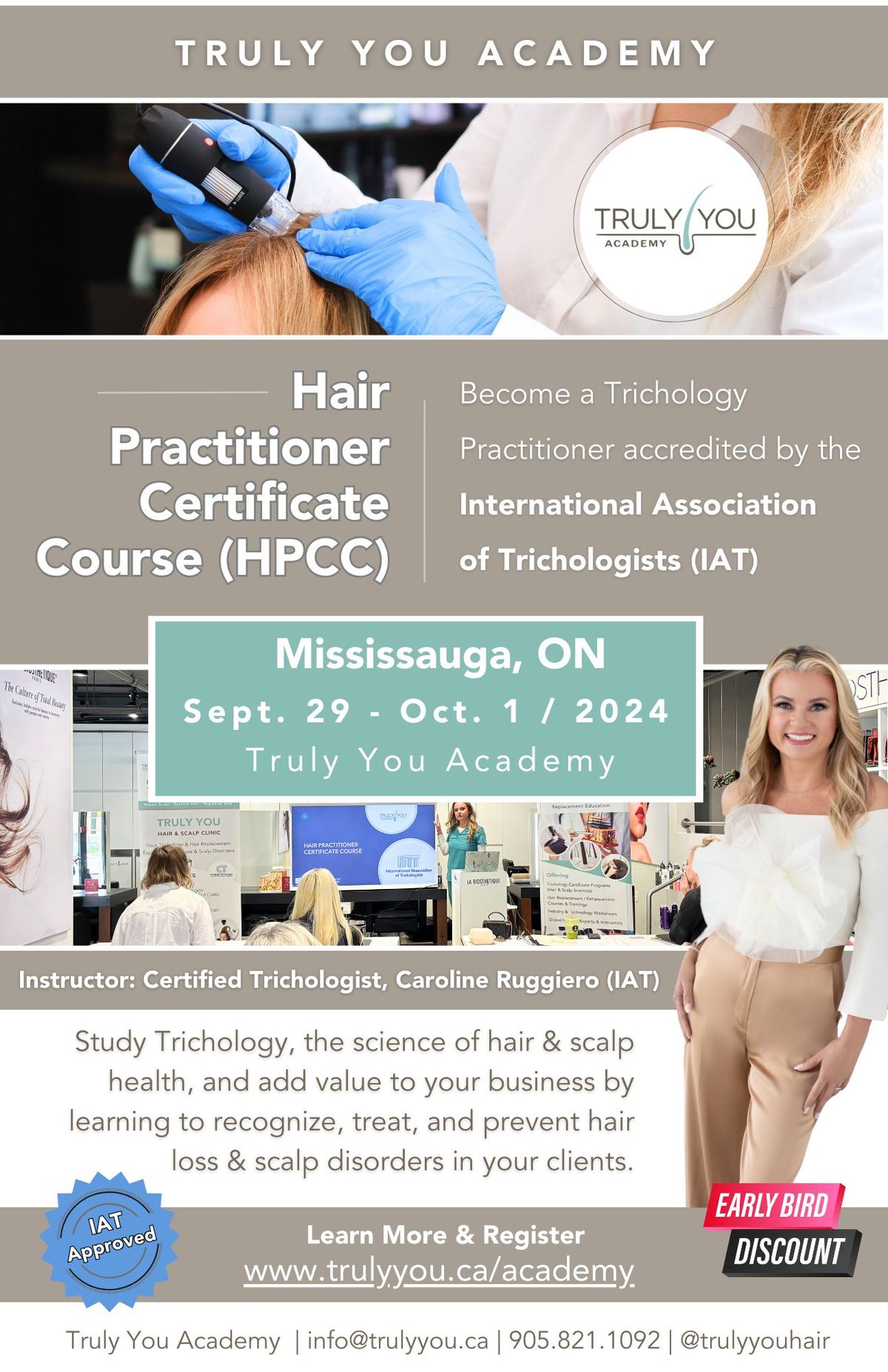 Trichology "Hair Practitioner Certificate Course HPCC" | Toronto, ON