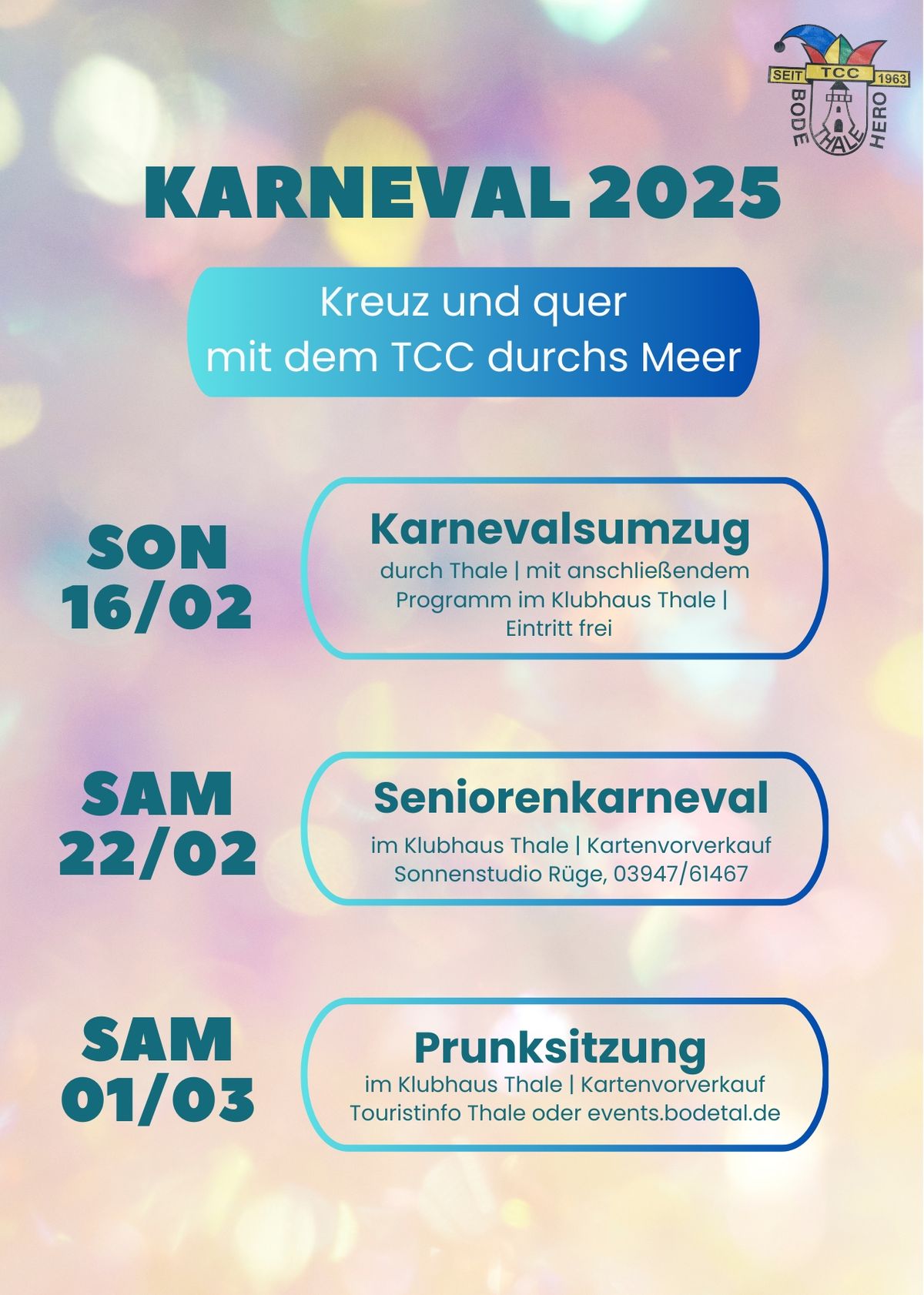 Karnevalsumzug 2025 in Thale