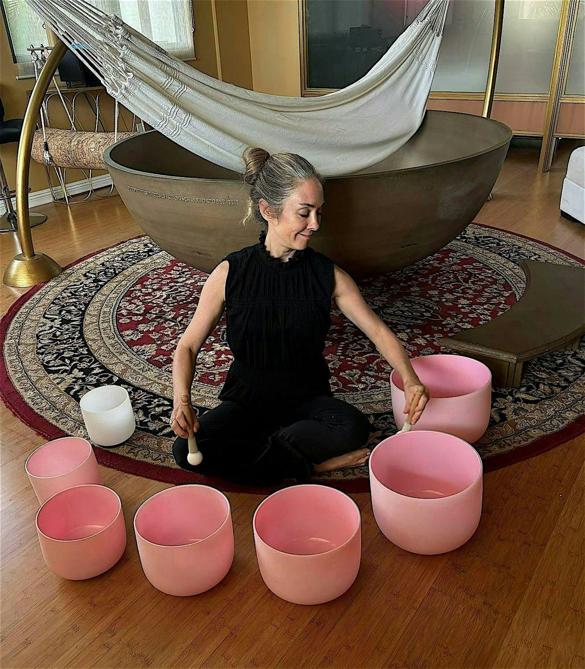 One-of-a-kind Sound Bath with the World's  Giant  Singing Bowl