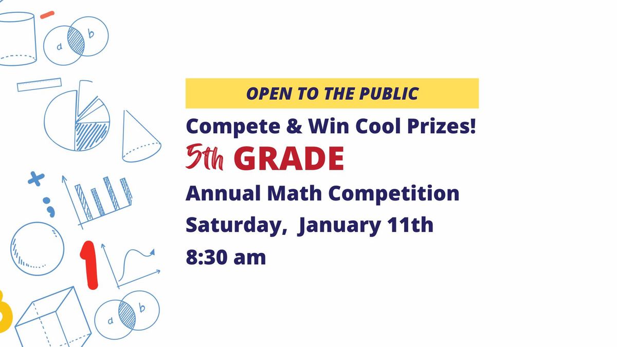 5th Grade Annual Math Competition at SST Sugar Land