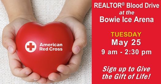 Pgcar Red Cross Blood Drive Bowie Ice Arena 25 May 2021 Bowie Ice Arena Calendar