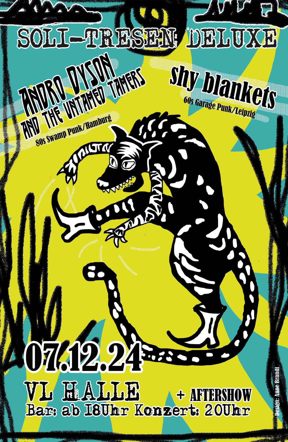 Andro Dyson & The Untamed Tamers + Shy Blankets @VL Halle