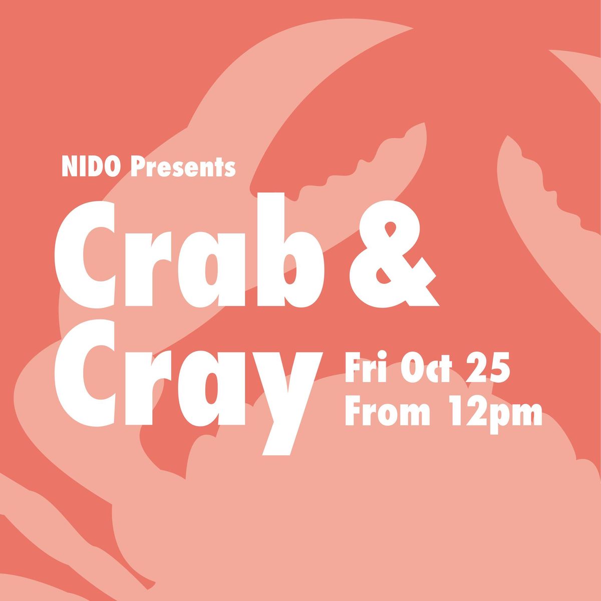 'Crab & Cray' Long Friday Lunch