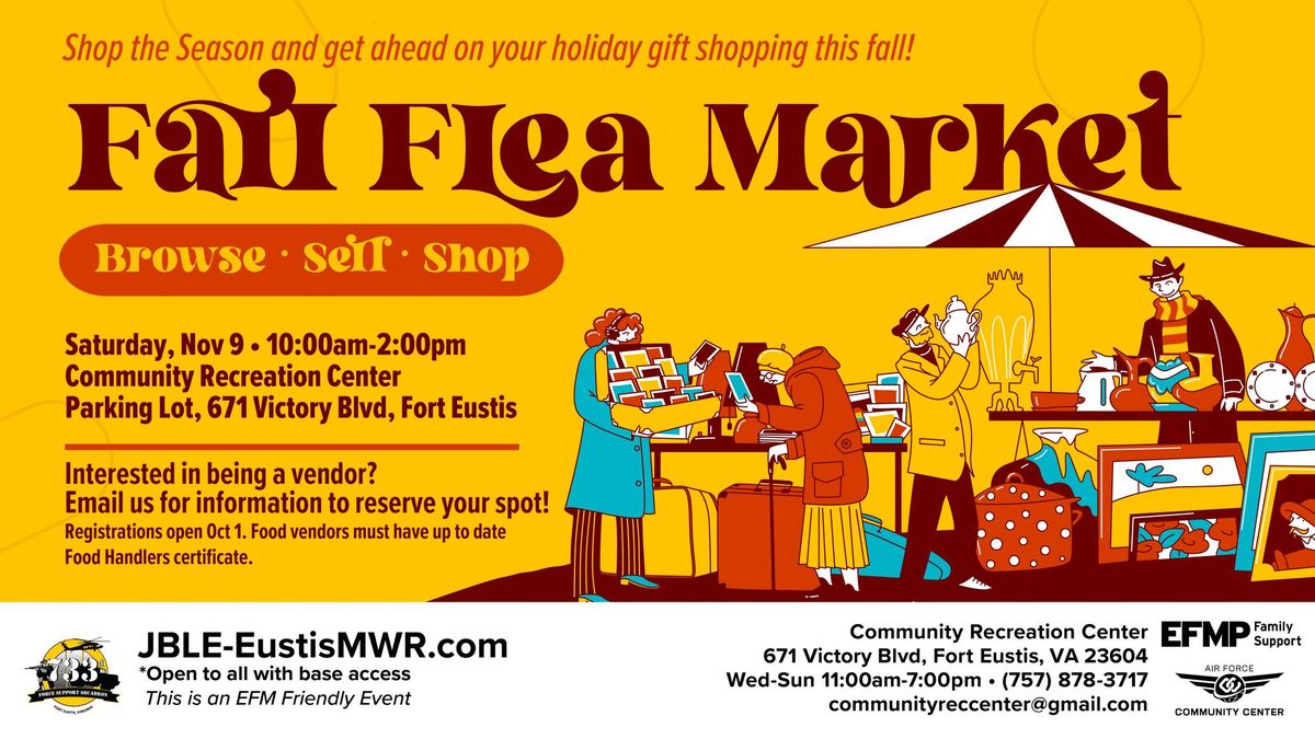 Fort Eustis Fall Flea Market