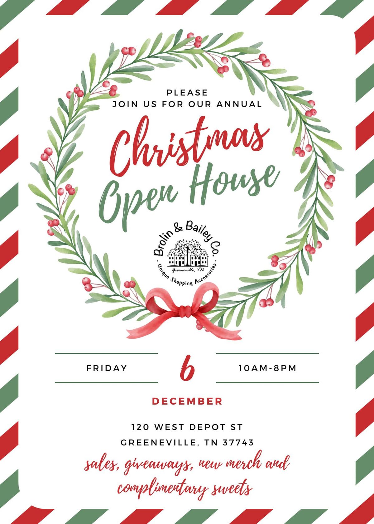 Brolin & Bailey Christmas Open House 