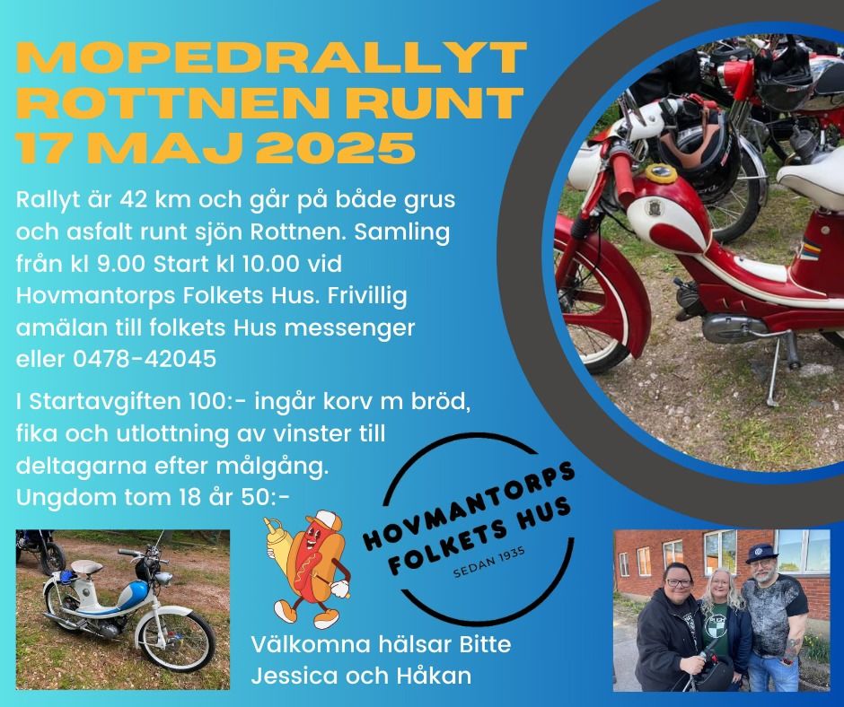 Mopedrallyt Rottnen Runt 2025