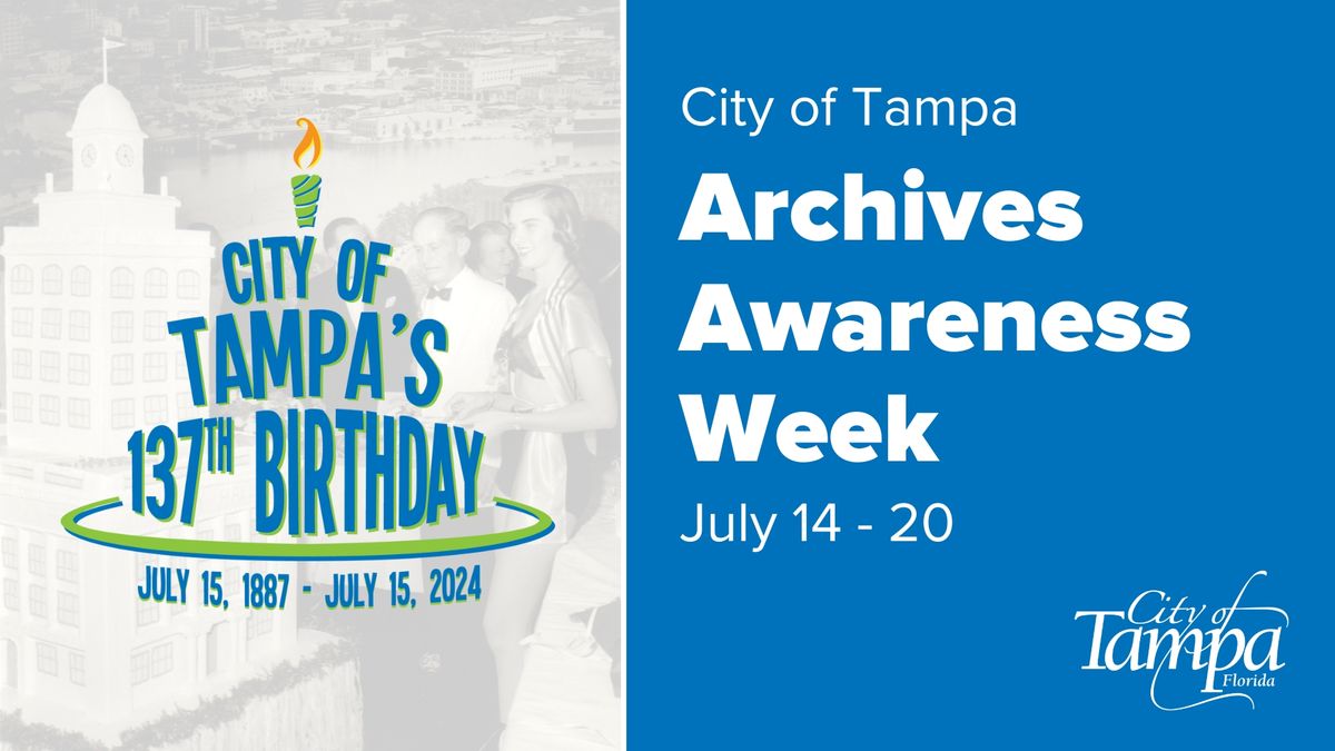 Archives Awareness Week: 100 Years Ago: Tampa in 1924