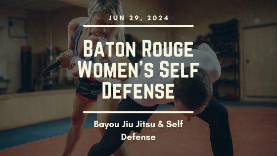 Women's Self Defense Class - Jun 29, 2024